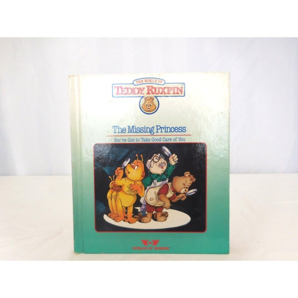 Teddy Ruxpin The Story of The Missing Princess HC Book ONLY Vintage 1985